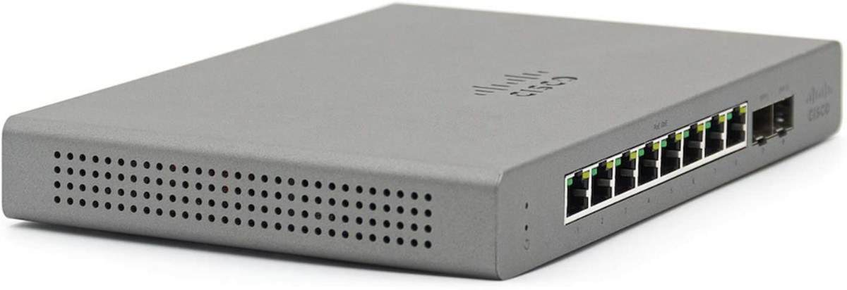 Cisco Meraki Go スイッチングハブ 8ポート 3ピンプラグ　PoE給電対応　【Amazon.co.jp 限定】