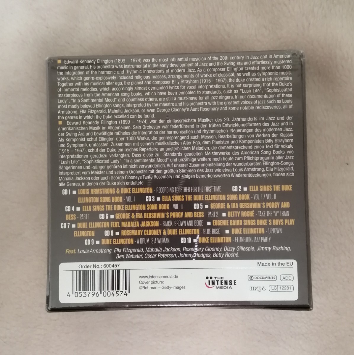 CD(10枚組）デューク・エリントン（Duke Ellington and His Vocalists）