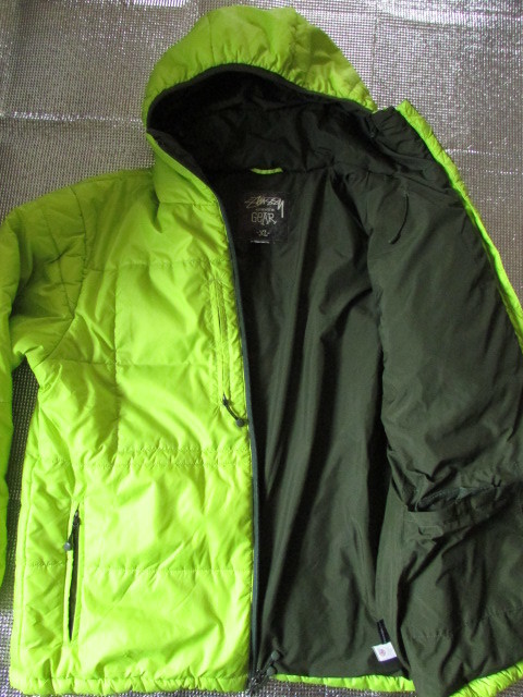 STUSSY ステューシー ネオンカラー パフ ダウンジャケット STUSSY ステューシー ネオンカラー パフ ダウンジャケット