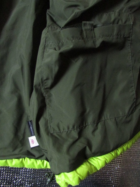 STUSSY ステューシー ネオンカラー パフ ダウンジャケット STUSSY ステューシー ネオンカラー パフ ダウンジャケット
