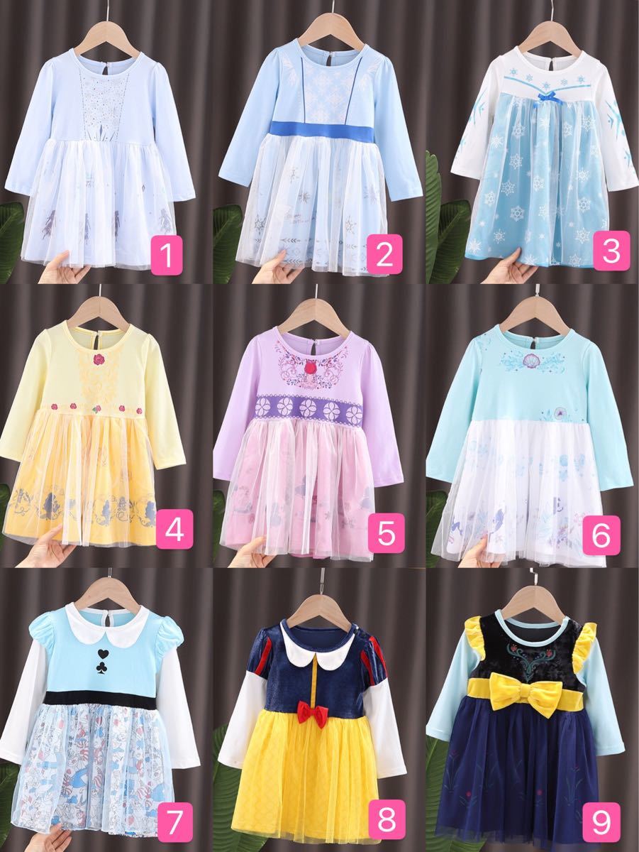 Paypayフリマ 即購入ok 100 長袖 アリエルワンピースドレス 子供 Paypayフリマ 即購入ok 100 長袖 アリエルワンピースドレス 子供