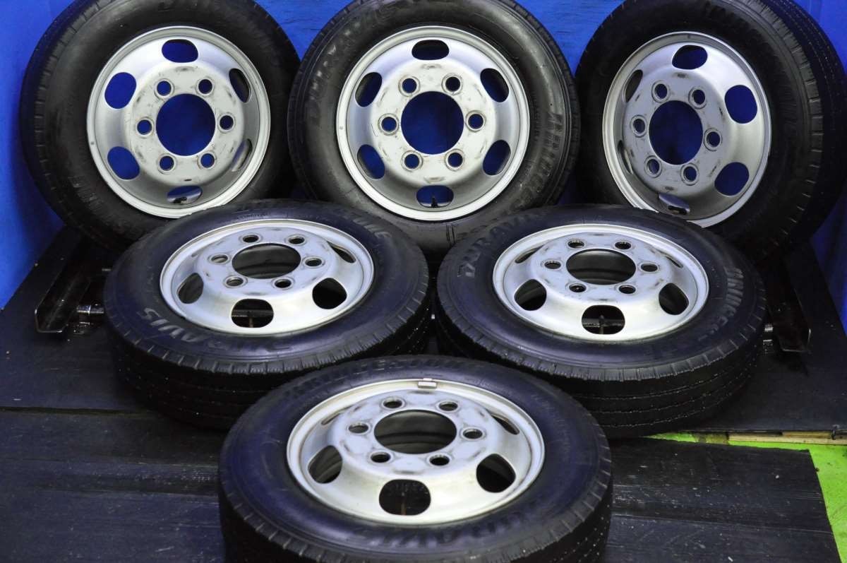 送料無料 タイヤホイールセット 175/75R15 103/101L LT 15x5.0 203.2-6