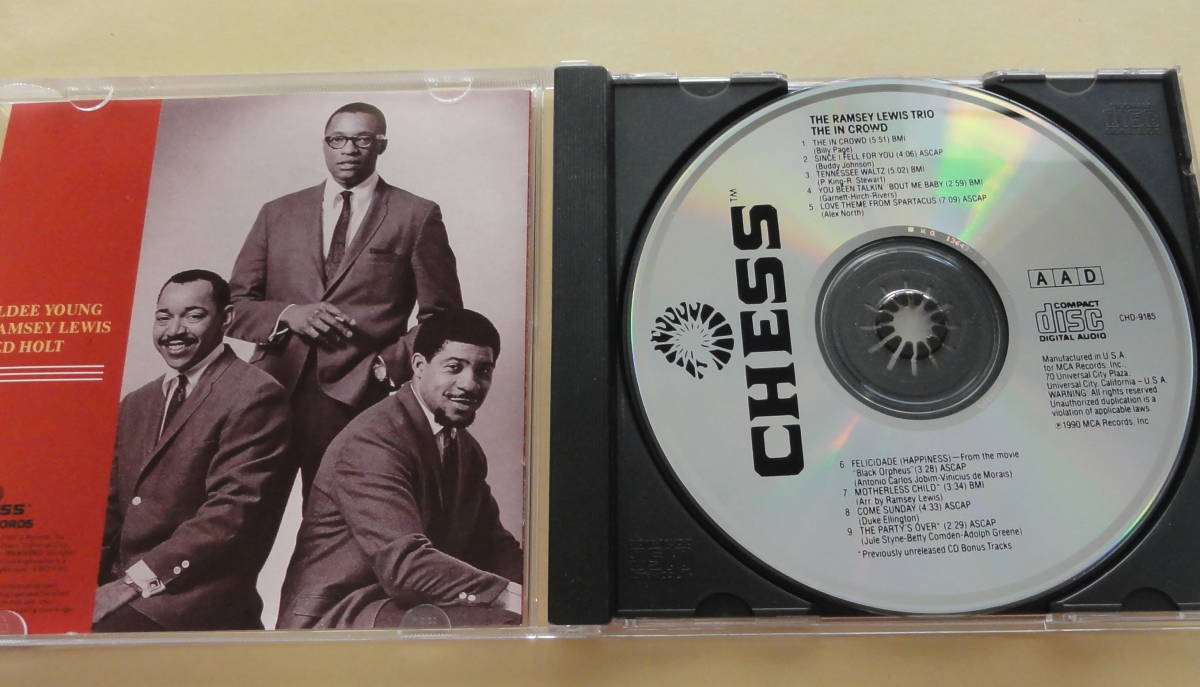 The Ramsey Lewis Trio / The In Crowd CD ジャズ ピアノトリオ_画像2