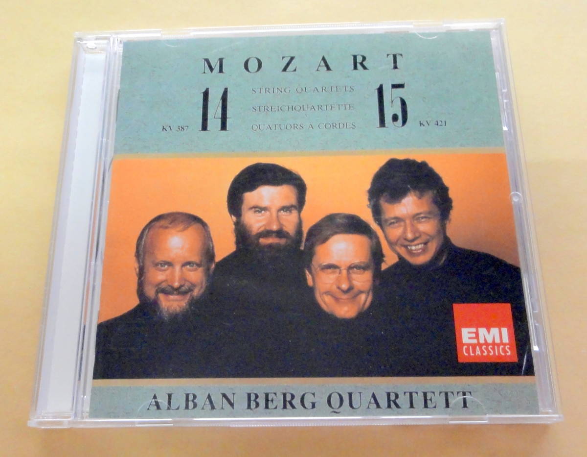 アルバン・ベルク四重奏団 : モーツァルト 弦楽四重奏曲 第１４番＆第１５番 CD ALBAN BERG QUARTET MOZART STRING QUARTETS NO.14 & NO.15_画像1