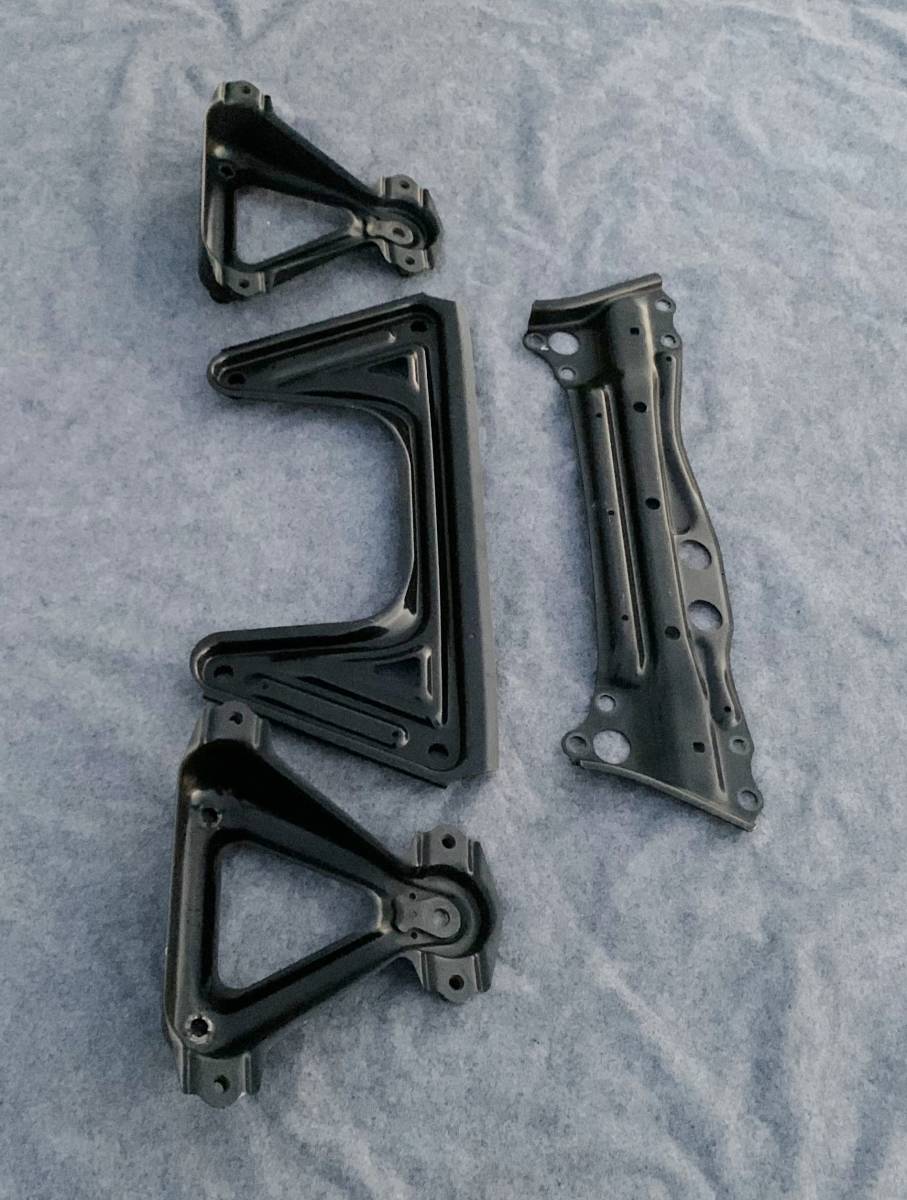  Alphard Vellfire 20 series #G's suspension member brace front and back set front + rear member reinforcement bar under brace 