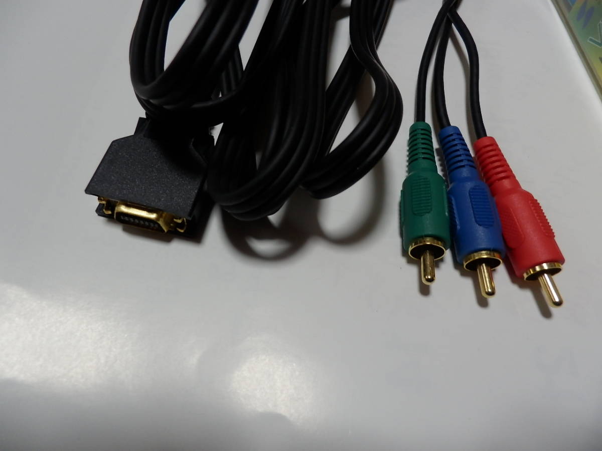 D terminal component * video cable gilding 2m unused goods 