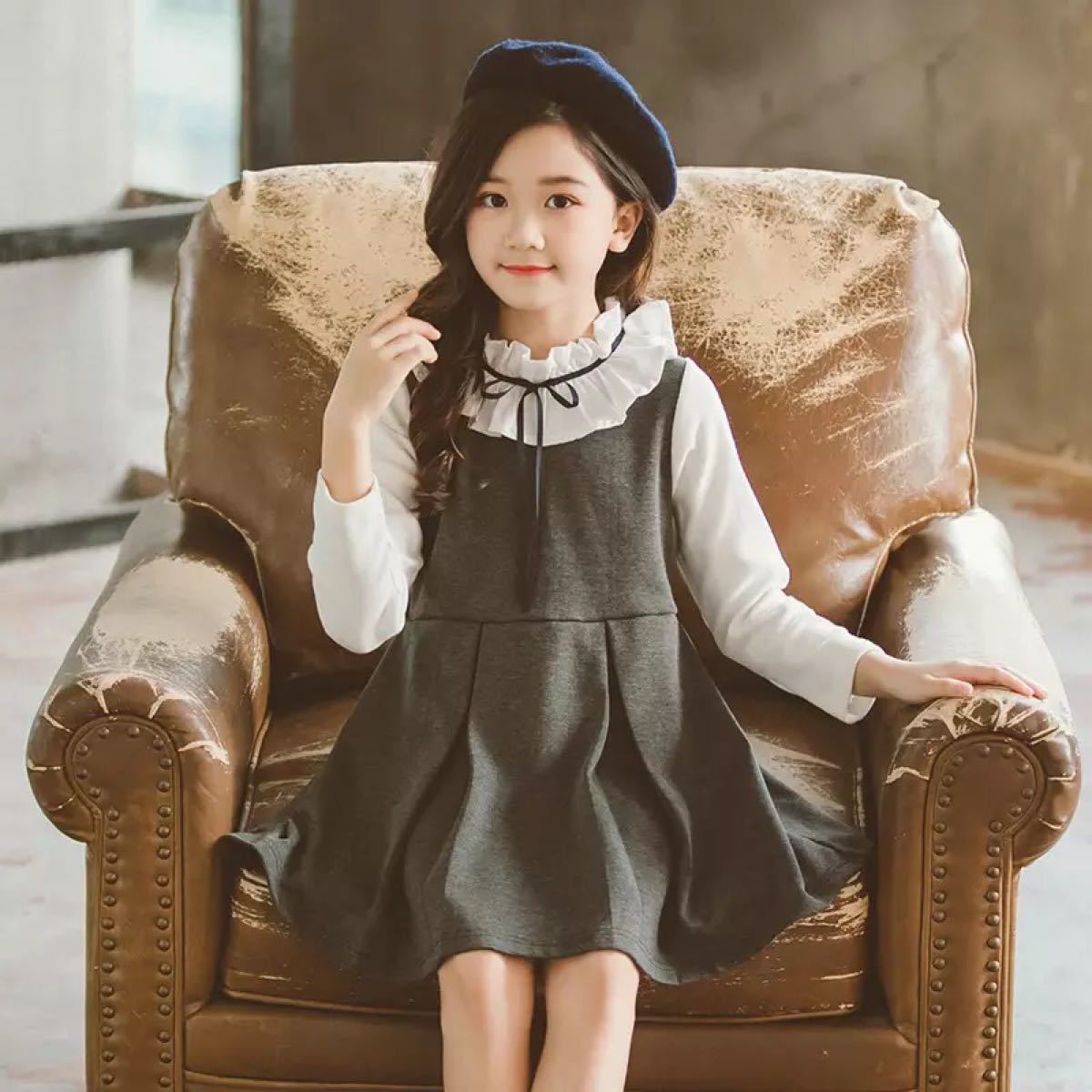 Paypayフリマ 新品 残りわずか キッズ フォーマルワンピース 卒園式 入園式 女の子 グレー フリルネック 110 Paypayフリマ 新品 残りわずか キッズ フォーマルワンピース 卒園式 入園式 女の子 グレー フリルネック 110