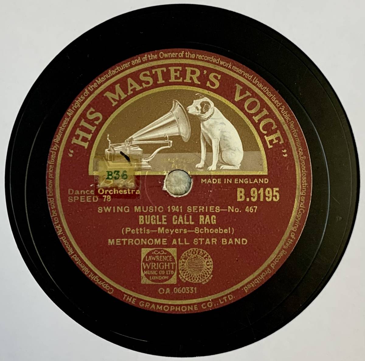 貴重!78rpm MILES DAVIS GODCHILD SP盤-