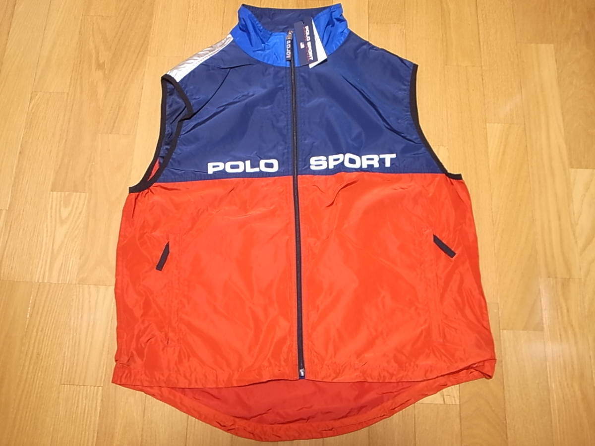 【送料無料 即決】POLO SPORT RALPH LAUREN OG FZ VEST M 新品 復刻 ポロスポーツ シルバー コレクション ベスト  ラルフ LIMITED EDITION