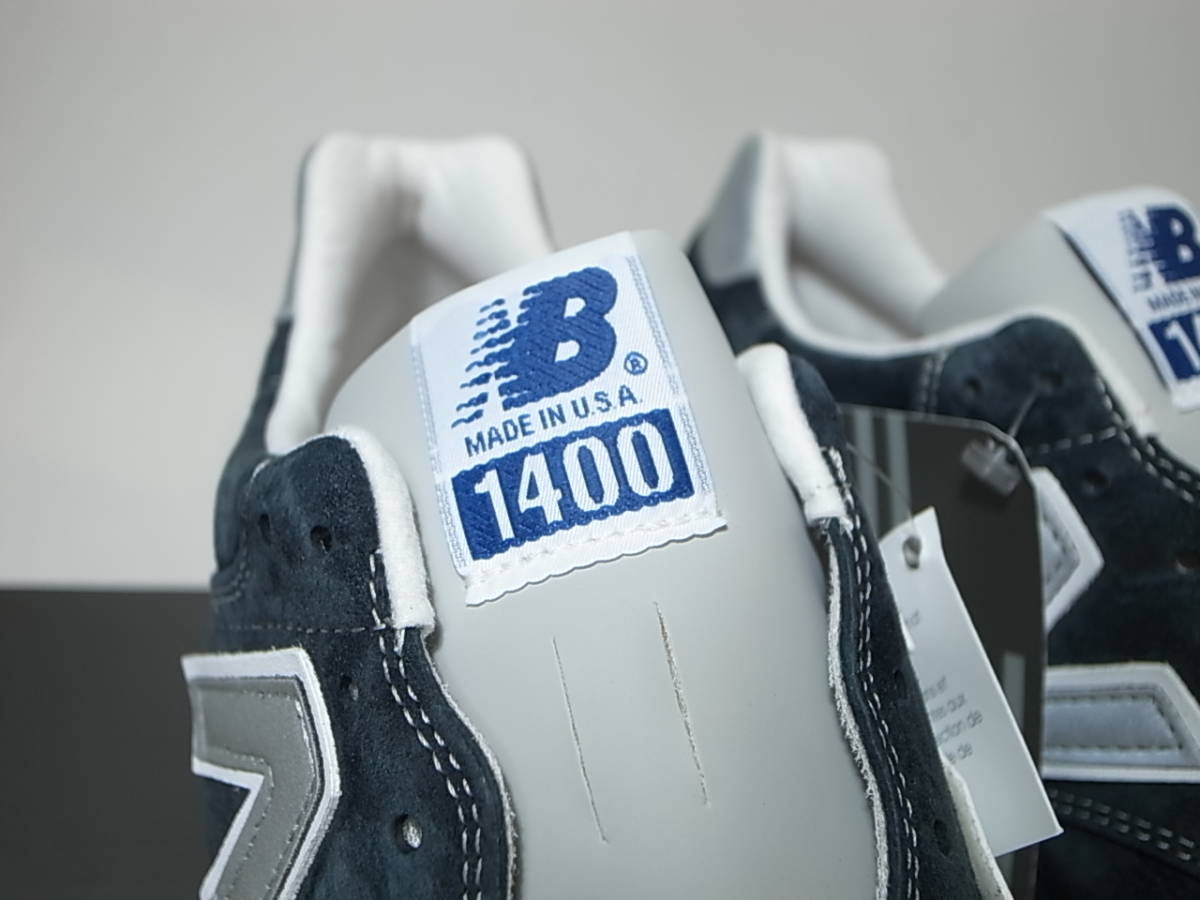 【送料無料 即決】J.CREW x NEW BALANCE 2020年 USA製 M1400NV 28cm US10新品 ジェイクルー別注 限定 コラボ ネイビー 紺スウェード 米国製_画像6