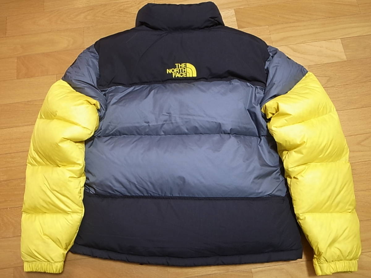 【送料無料 即決】海外限定 THE NORTH FACE STEEP TECH DOWN JACKET サイズM 新品 ダウンジャケットGREY TNF BLACK YELLOWスティープテック_画像3