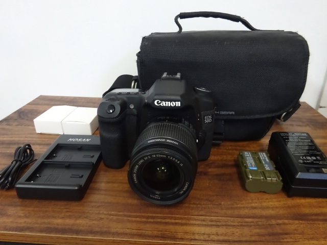 CANON 一眼レフ カメラ EOS 50D ブラック ボディ バッテリー