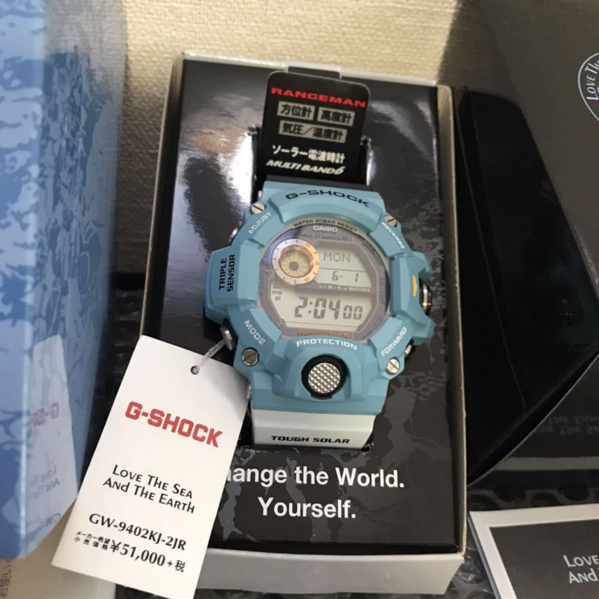 新品　G-SHOCK CASIO カシオ 腕時計 GW-9402KJ-2JR RANGEMAN レンジマン イルクジ 限定　腕時計