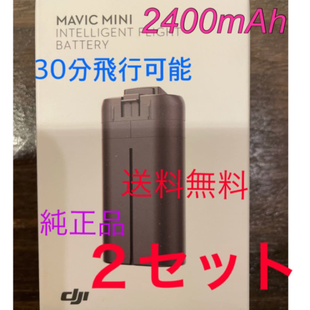 Mavic mini 、DJI mini2 2400mAh バッテリー ×2