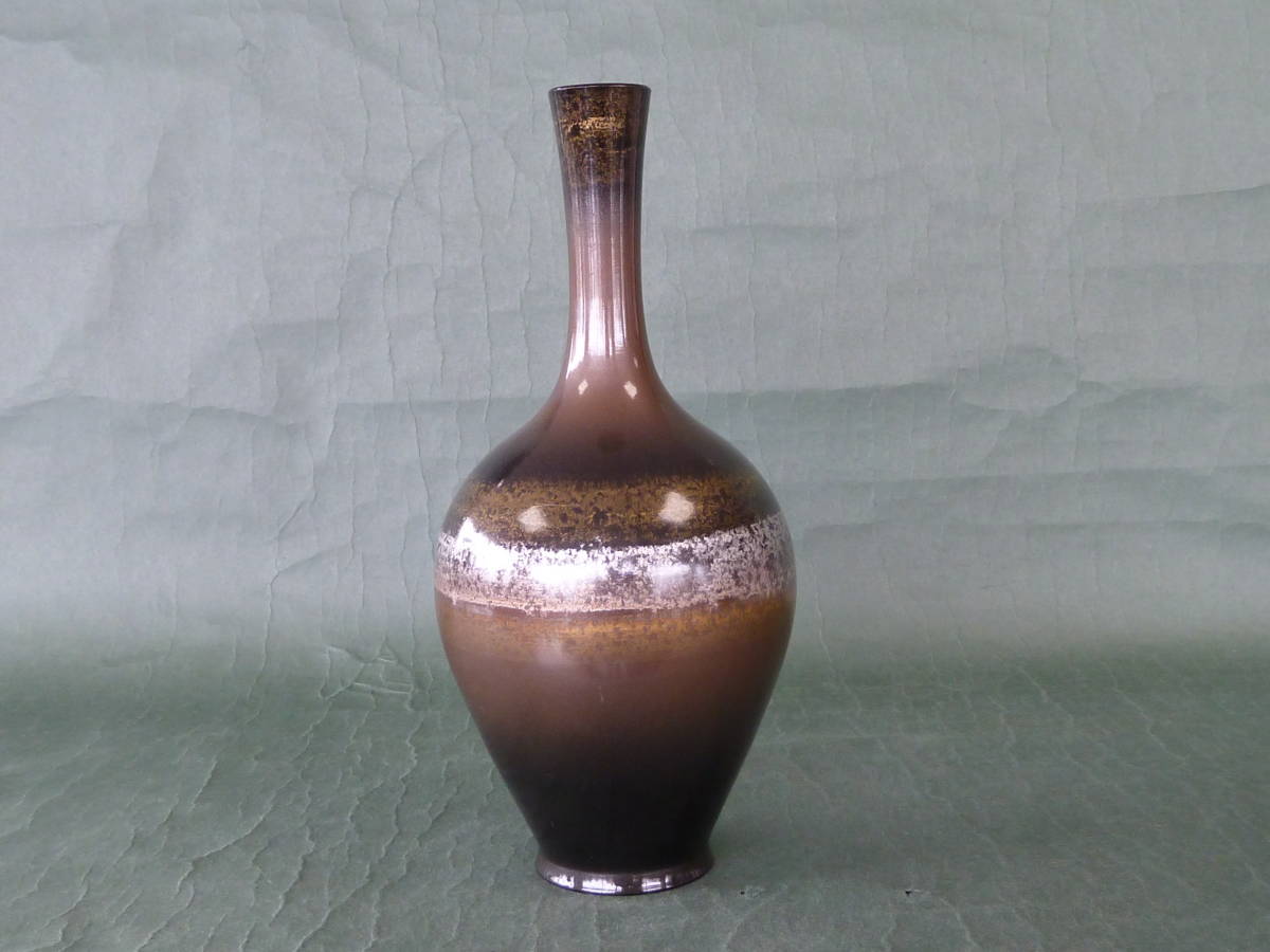 花瓶 日綸 高さ23cm 銅製 新品
