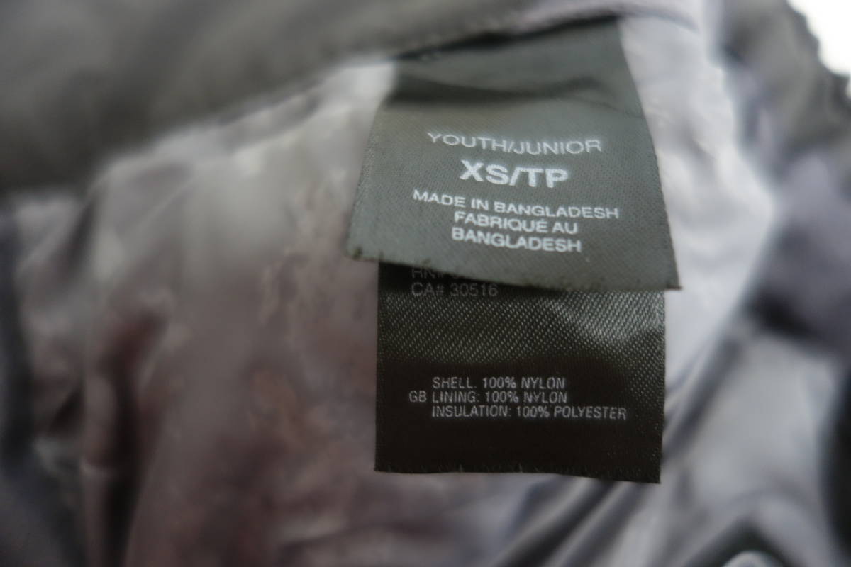 32W ノースフェイス THE NORTH FACE スノボパンツ ナイロン 中綿 HYVENT【YOUTH XS】_画像4