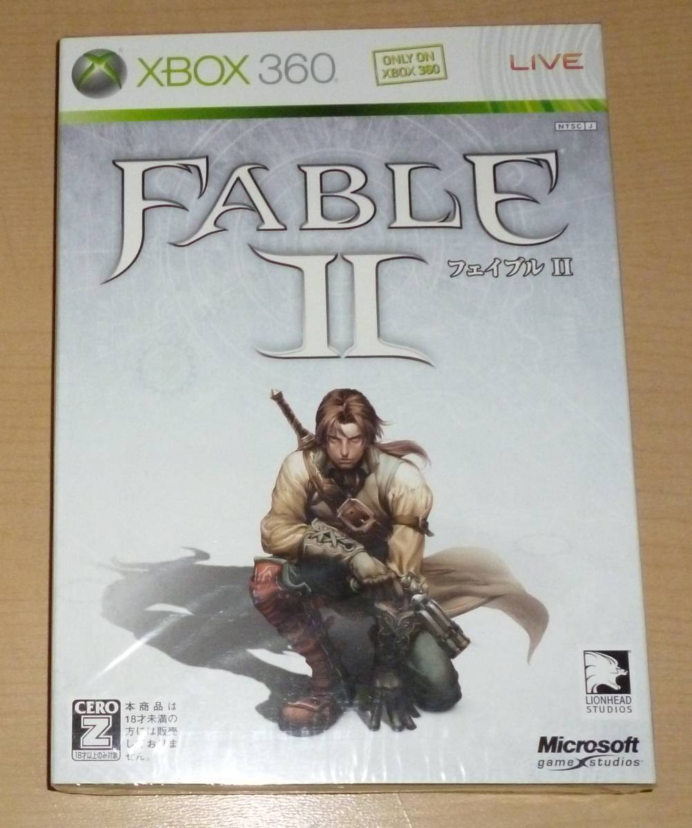新品 Xbox 360 Fable Ⅱ フェイブル 2 マイクロソフト Microsoftのサムネイル