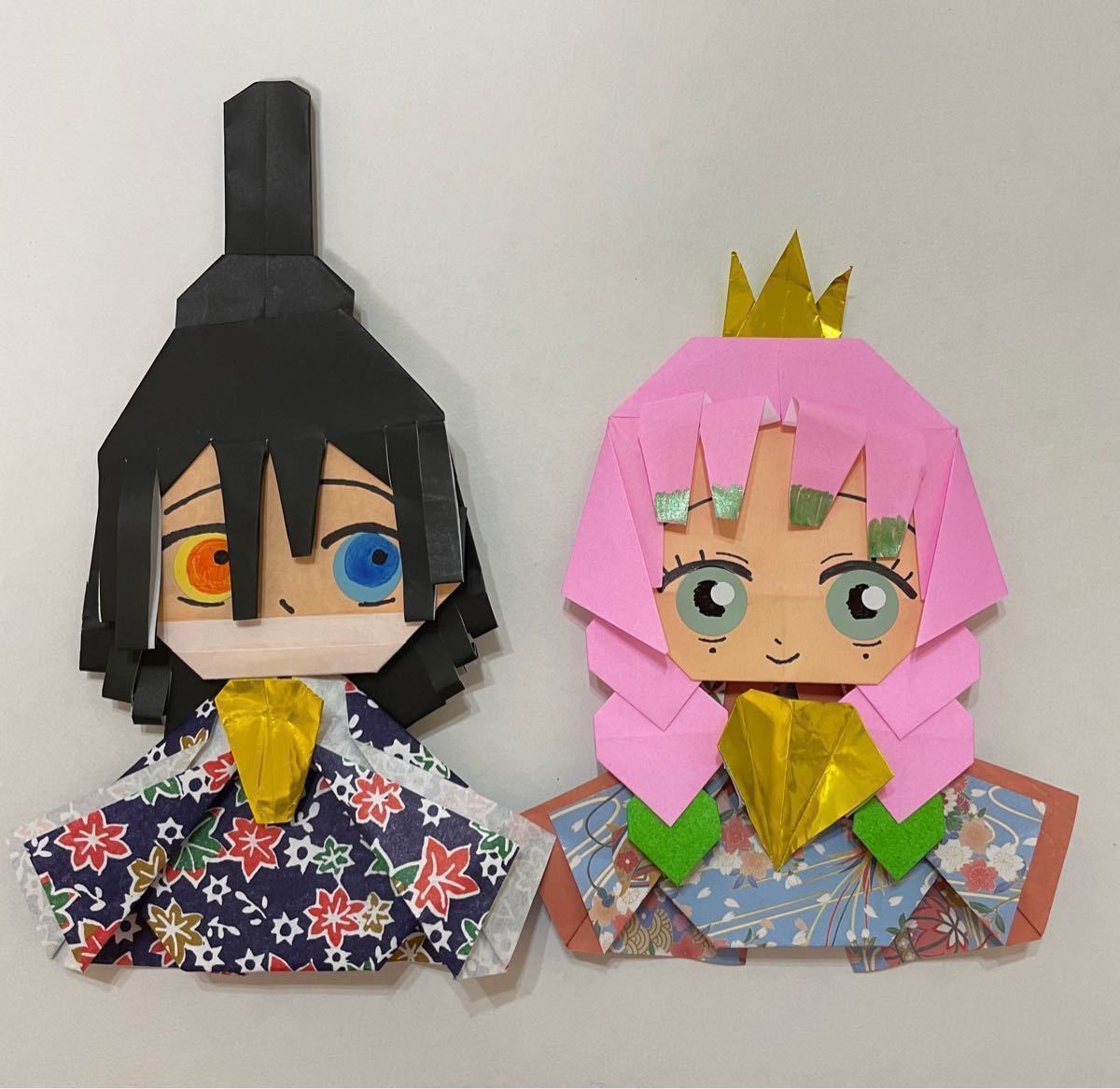 Paypayフリマ 鬼滅の刃キャラクター折り紙ひな祭りセット4対 通常サイズ5体 鬼滅の刃18巻 Paypayフリマ 鬼滅の刃キャラクター折り紙ひな祭りセット4対 通常サイズ5体 鬼滅の刃18巻