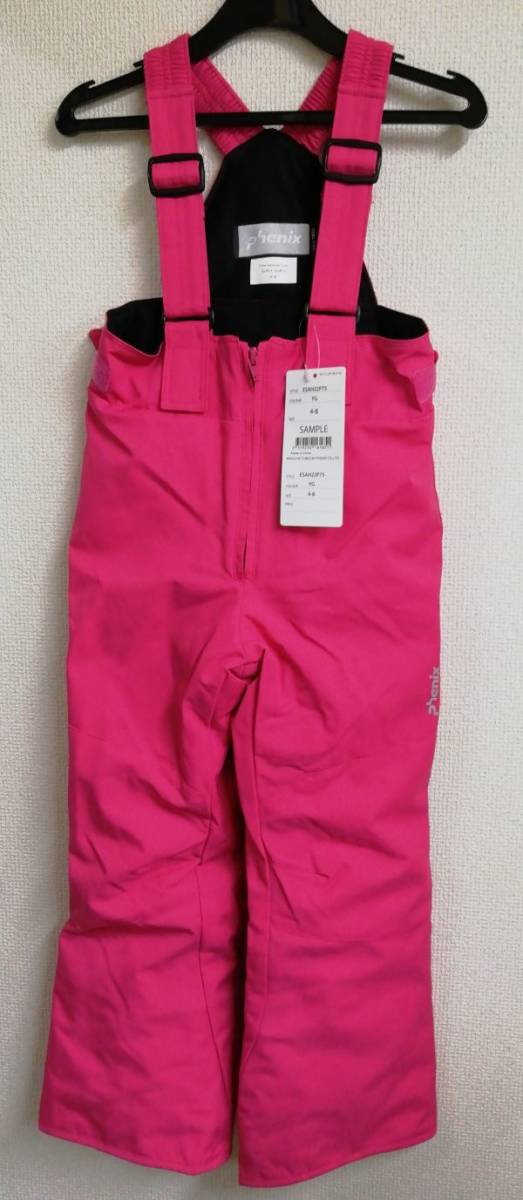 [ сильно сниженная цена ] Phoenix с хлопком жакет & брюки лыжи одежда размер регулировка возможность 105cm~125cm верх и низ в комплекте * neon желтый & розовый 