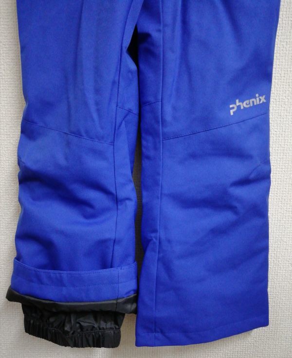 [ сильно сниженная цена ] Phoenix с хлопком жакет & брюки лыжи одежда размер регулировка возможность 105cm~125cm верх и низ в комплекте * желтый & голубой 