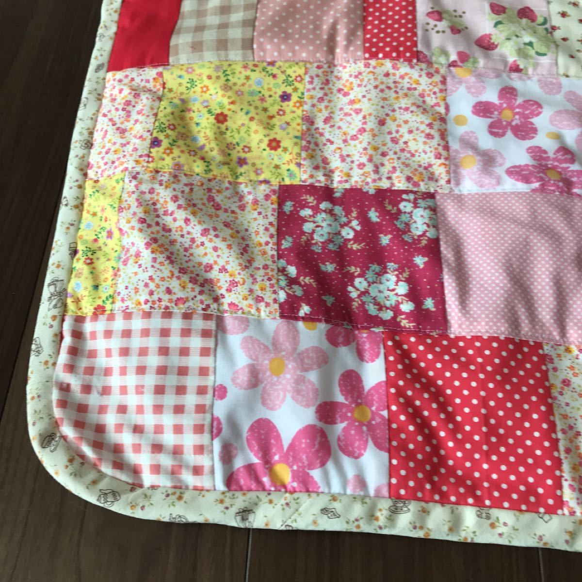 パッチワークブランケットハンドメイド