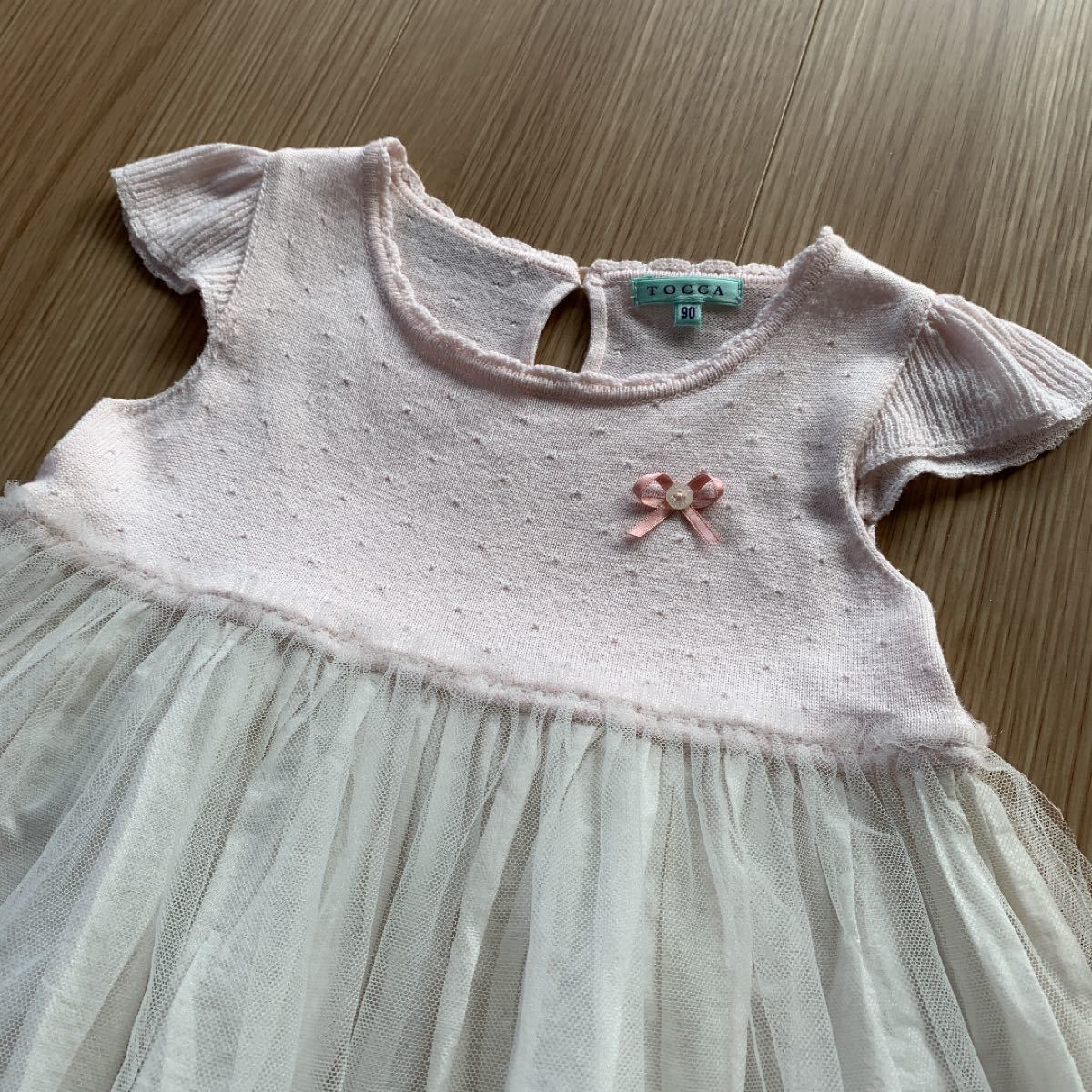 Paypayフリマ Tocca トッカ ベビー キッズ 90cm ピンク リボン ワンピース Paypayフリマ Tocca トッカ ベビー キッズ 90cm ピンク リボン ワンピース