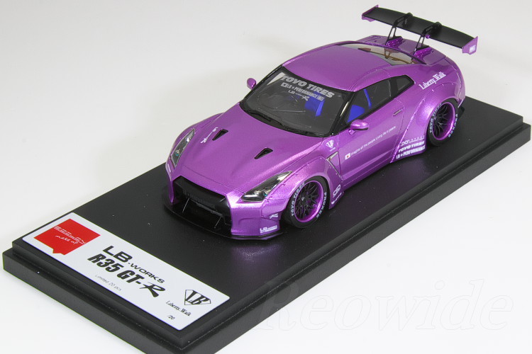 20台限定 メイクアップ アイドロン Make up EIDOLON 1/43 LB★WORKS R35 GT-R リバティウォーク R GTウィング バージョン