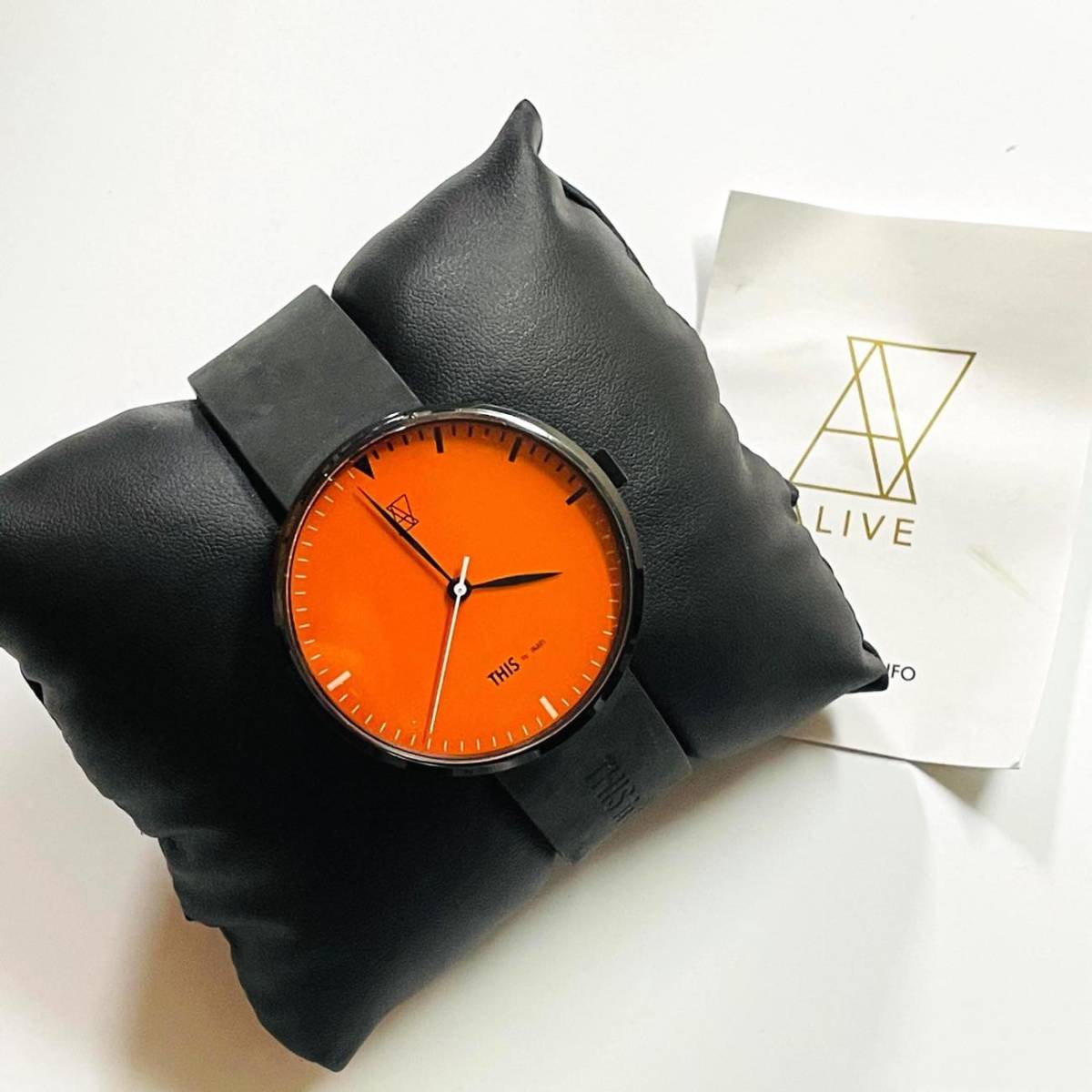 INARI コラボ ALIVE 腕時計 定価16,500円 未使用保管品 アライブ イナリ THIS IS IT WATCH 40mm ステンレススティール ワランティ メンズ_画像1