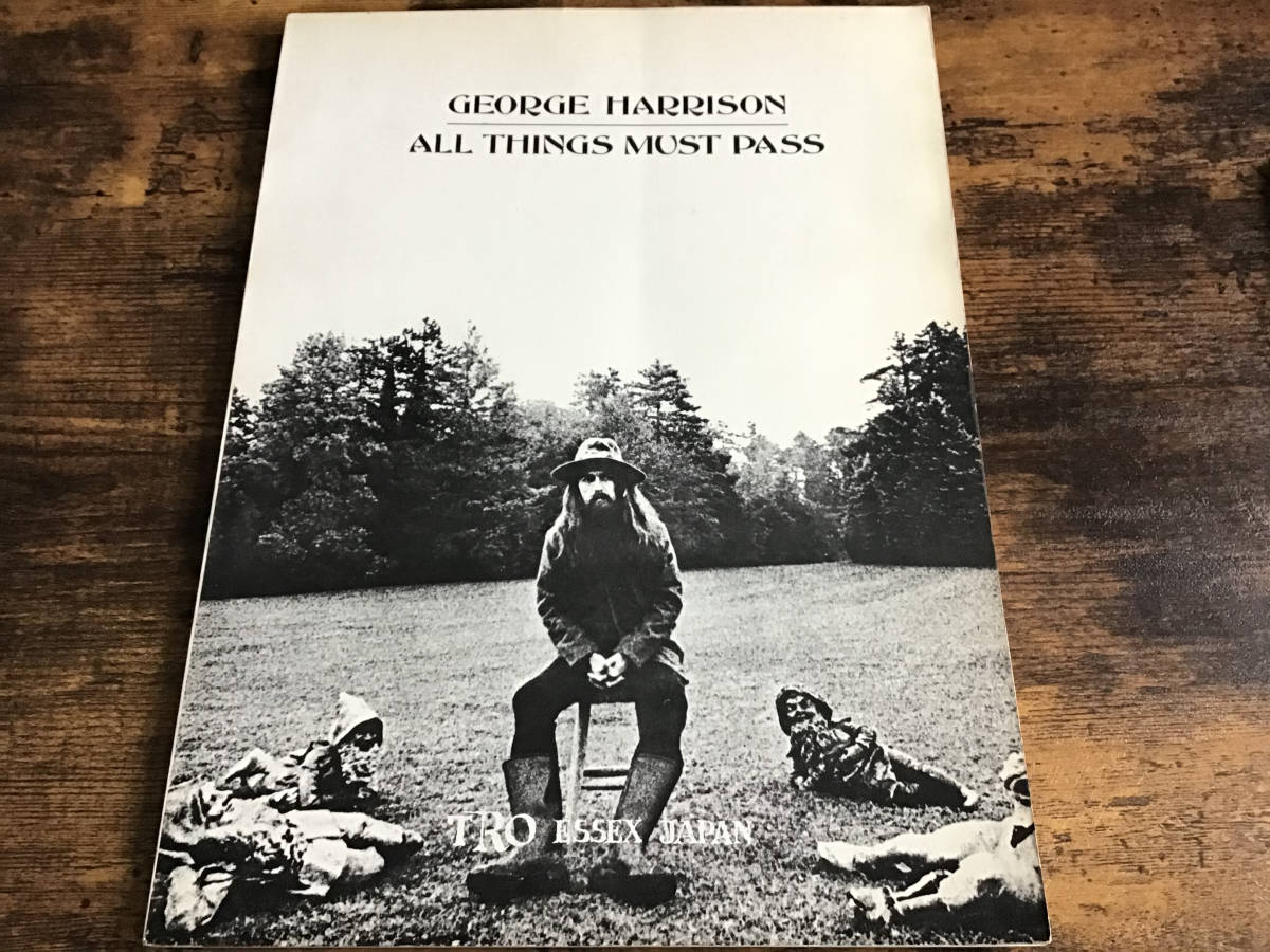 美品 S/楽譜/ジョージハリスン/ALL THINGS MUST PASS/ピアノ,ギターコードダイヤグラム付き/B3ミニポスター付き 洋楽 美品 S/楽譜/ジョージハリスン/ALL THINGS MUST PASS/ピアノ,ギターコードダイヤグラム付き/B3ミニポスター付き 洋楽