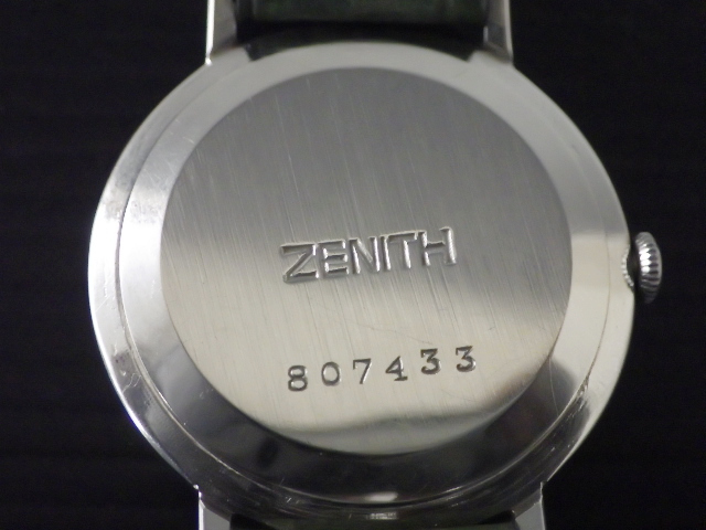 55【S.R】 稼働品 ZENITH ゼニス 名機 Cal.106-6 スモールセコンド スモセコ 手巻き アンティーク 香川発_画像8