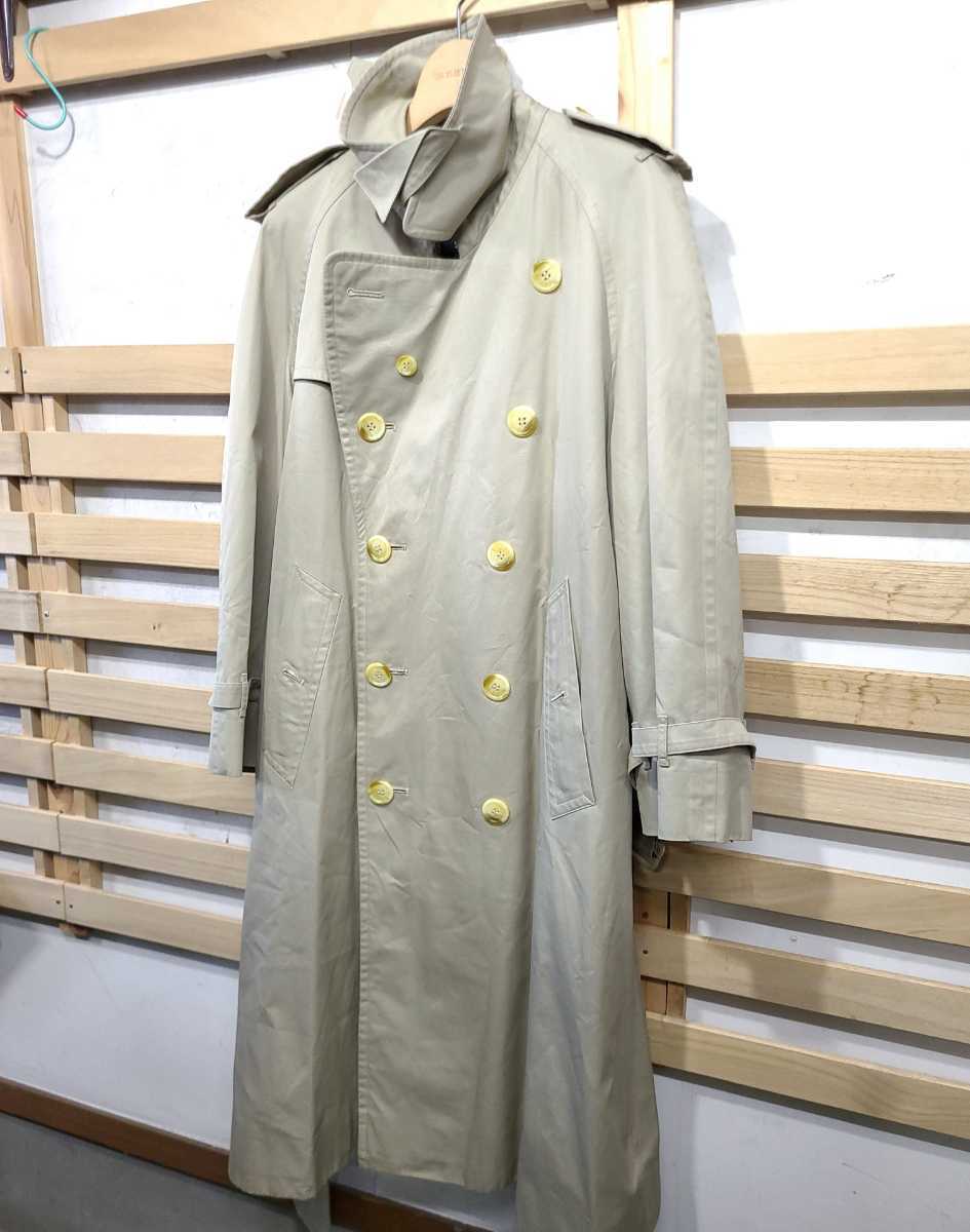 美品☆BURBERRYS バーバリー トレンチコート メンズ 裏地チェック柄