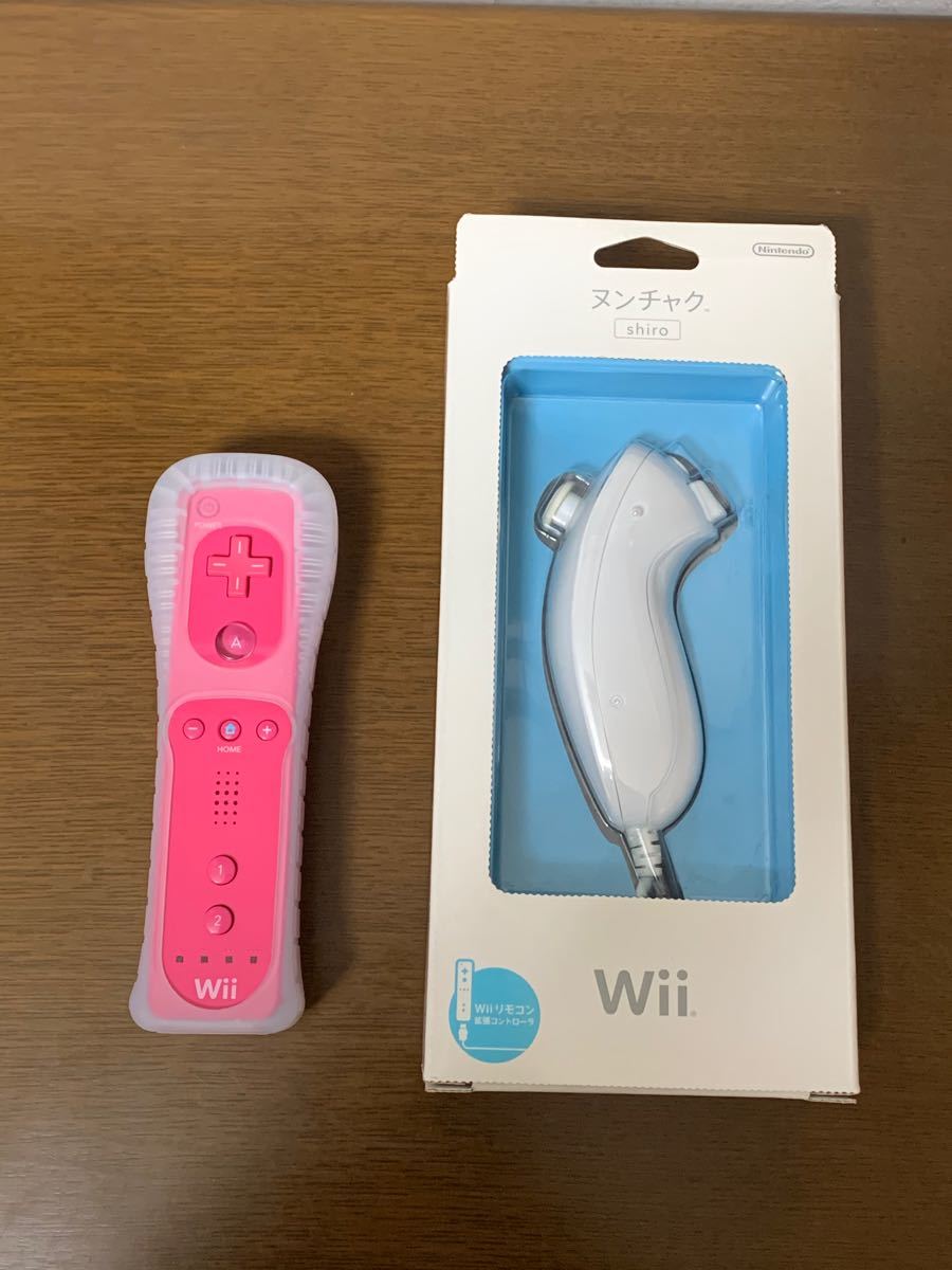 【任天堂 Wii】Wiiリモコン ヌンチャク 2点セット