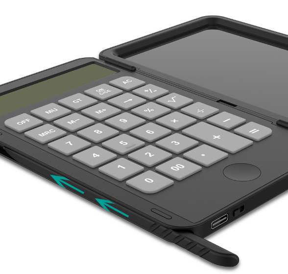 x250 6.5 インチ 電卓 ライティングタブレット 手書き パッドボード 描画タブレット 充電式（4色から選択）_画像6