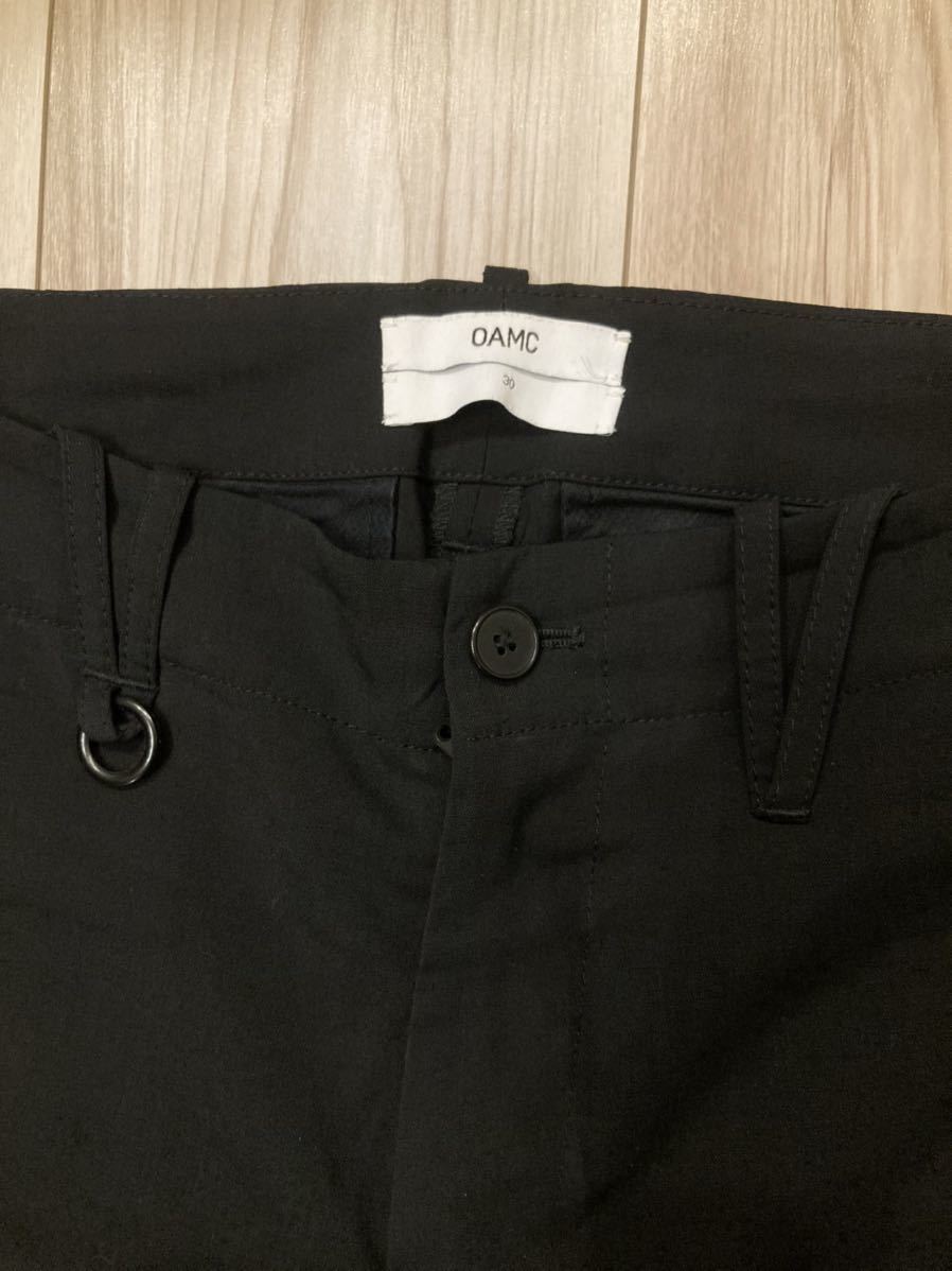 美品】OAMC ジップパンツ チノパン ブラック サイズ30
