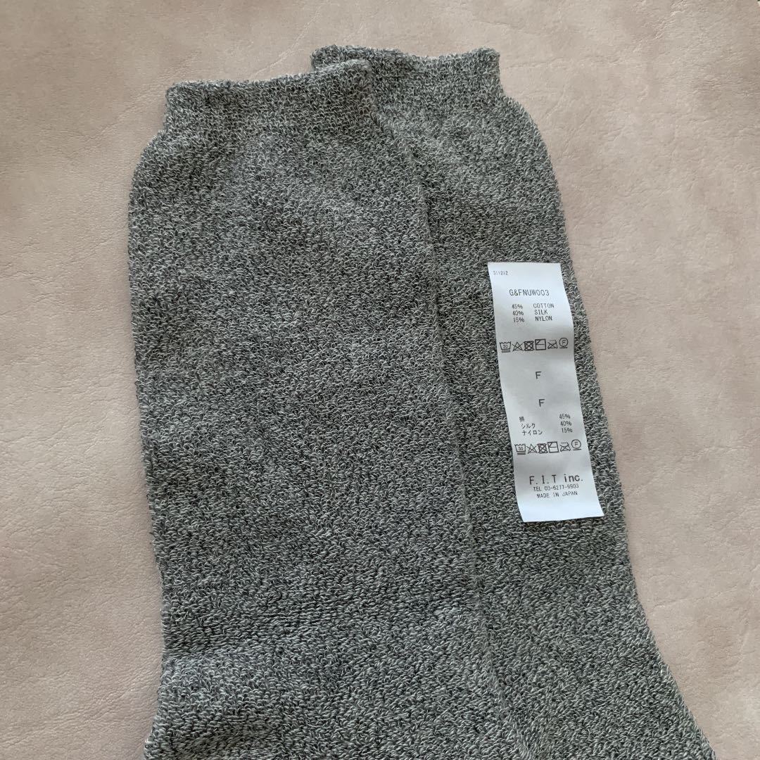  need принадлежности NeedSupplyCo. шелк носки носки носки серый сделано в Японии F свободный размер новый товар не использовался снижение цены 