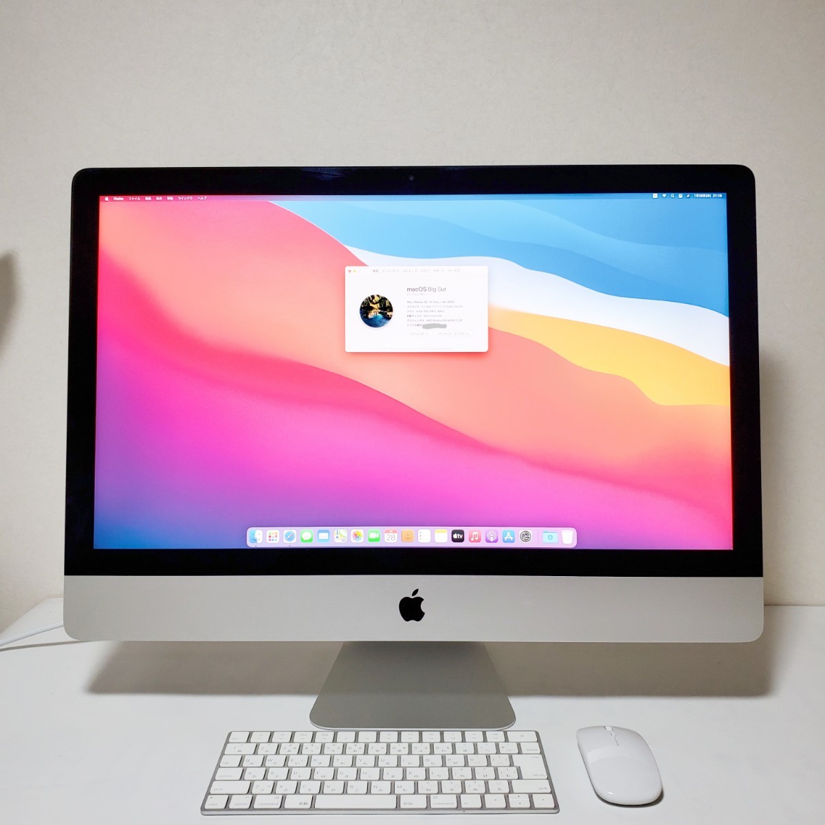 iMac 5K 27インチ late 2015極美品｜Yahoo!フリマ（旧PayPayフリマ）
