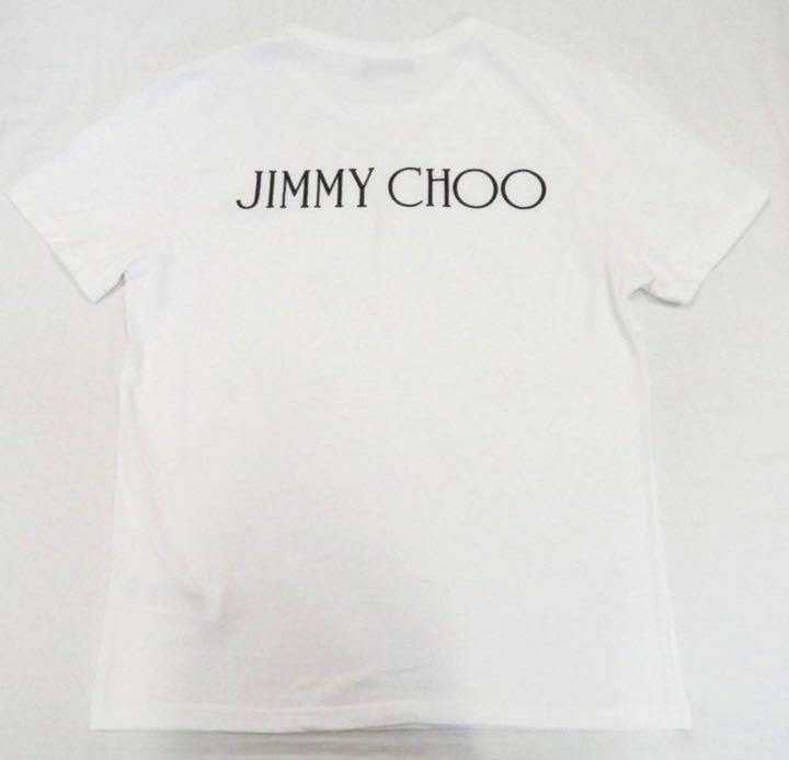 ジミーチュウ ロゴ 正規品 jimmy choo 白 定価39800円 Tシャツ 芸能人