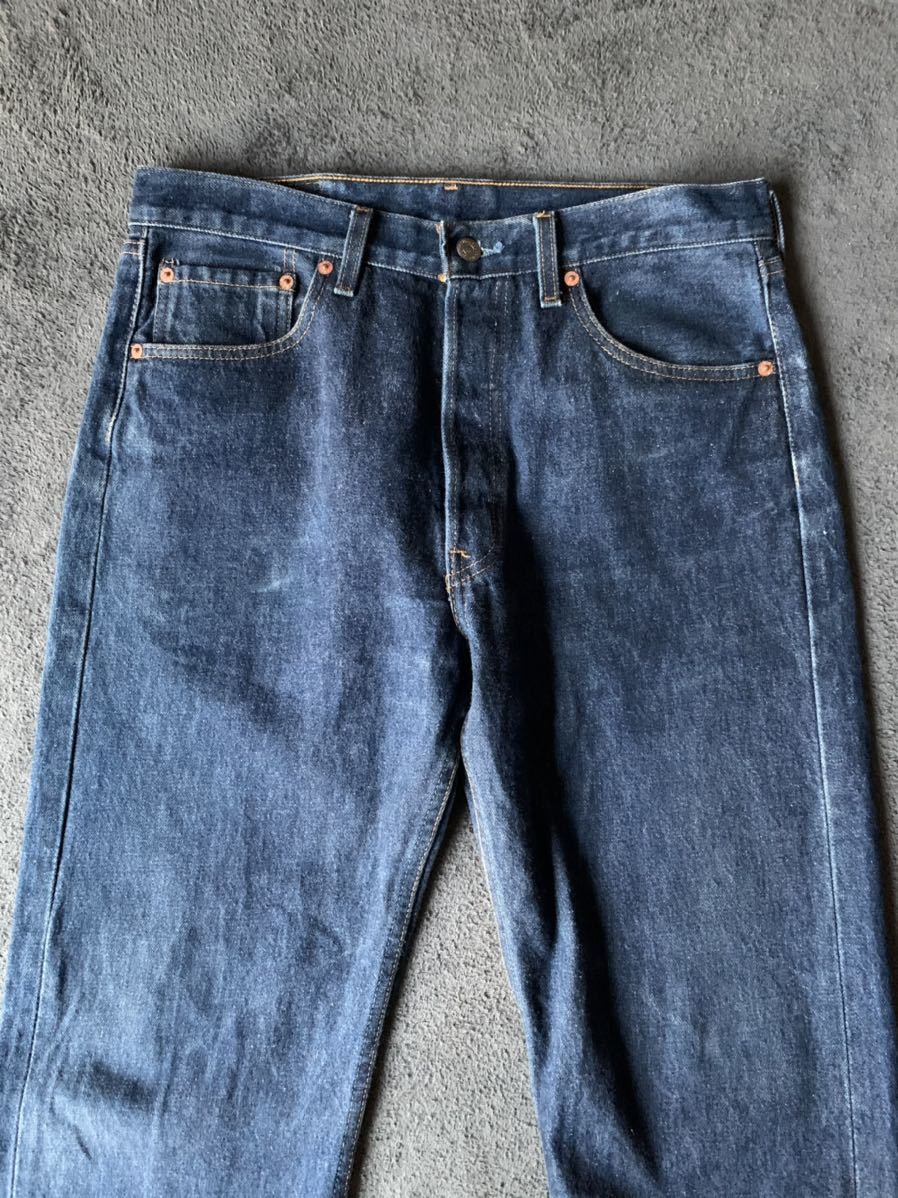 濃紺 90s 97年製 Levi's 501 xx W33 ビンテージ リーバイス vintage アメリカ製 USA製 505 デニム