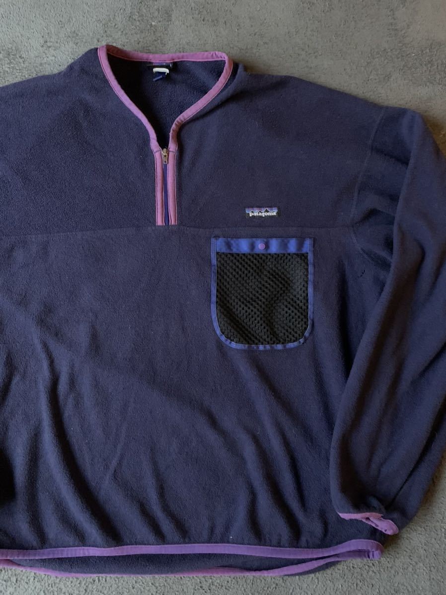 50%OFF パタゴニア Patagonia スナップT グレー×パープル シンチラ - ニット/セーター