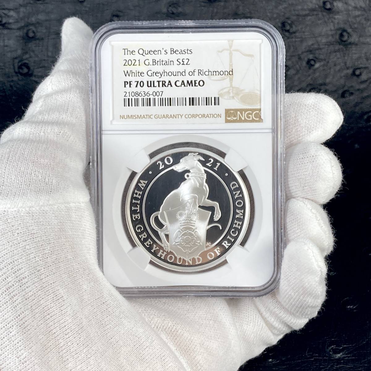 最高鑑定】2021年 イギリス 2ポンド 銀貨 NGC PF70 UC クイーンズ