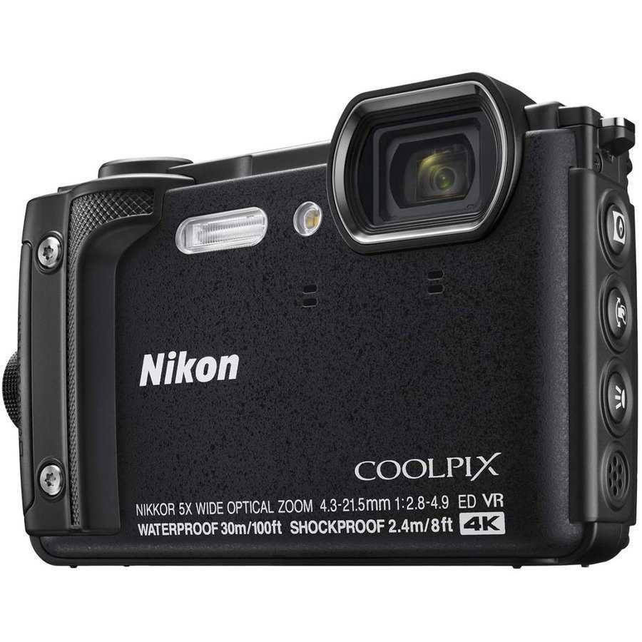 ニコン Nikon COOLPIX W300 クールピクス ブラック コンパクトデジタルカメラ コンデジ カメラ  - 1