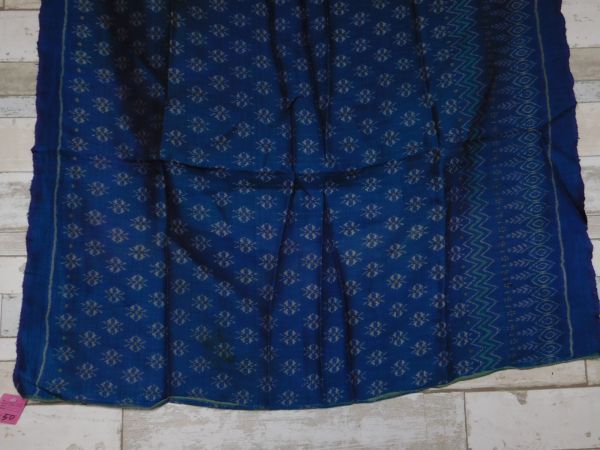カンボジアシルクスカート生地NO.50 92X156CM オールド 絹　手織り_画像3