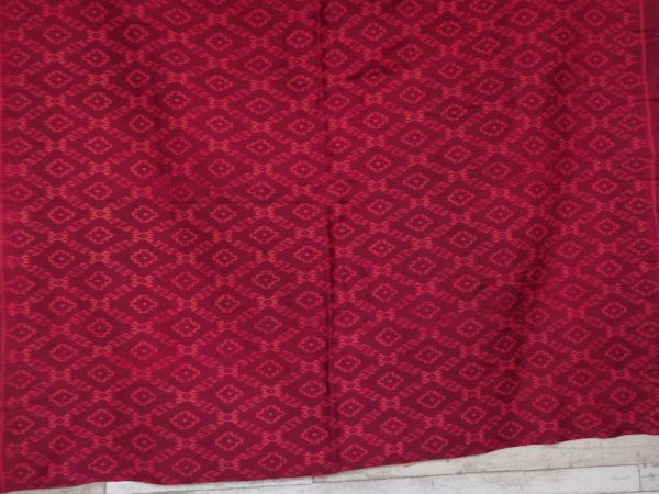 カンボジアシルクスカート生地NO.36 100X168CM オールド 絹　手織り_画像3