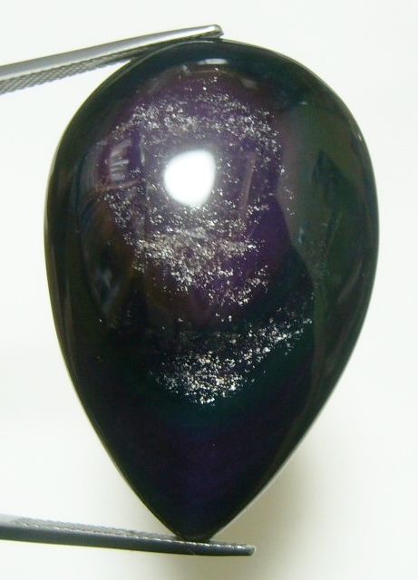 bzg■天然石ルース■　ブラックオブシディアン（黒曜石）　７３ｃｔ_画像2