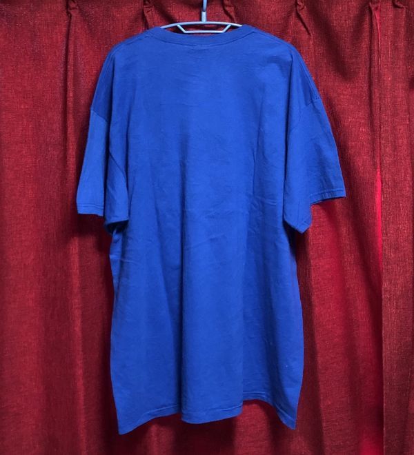 US古着☆スクールT☆ロゴプリント カレッジT スクールT シャツ☆大きい ビッグサイズ 2XL 青 MENS☆オシャレ アメカジ ミネソタ 大学☆_画像2