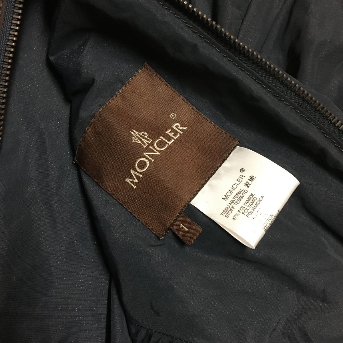 ★MONCLER モンクレール CERIMAN T1 775 NAVY新品★レア_画像6