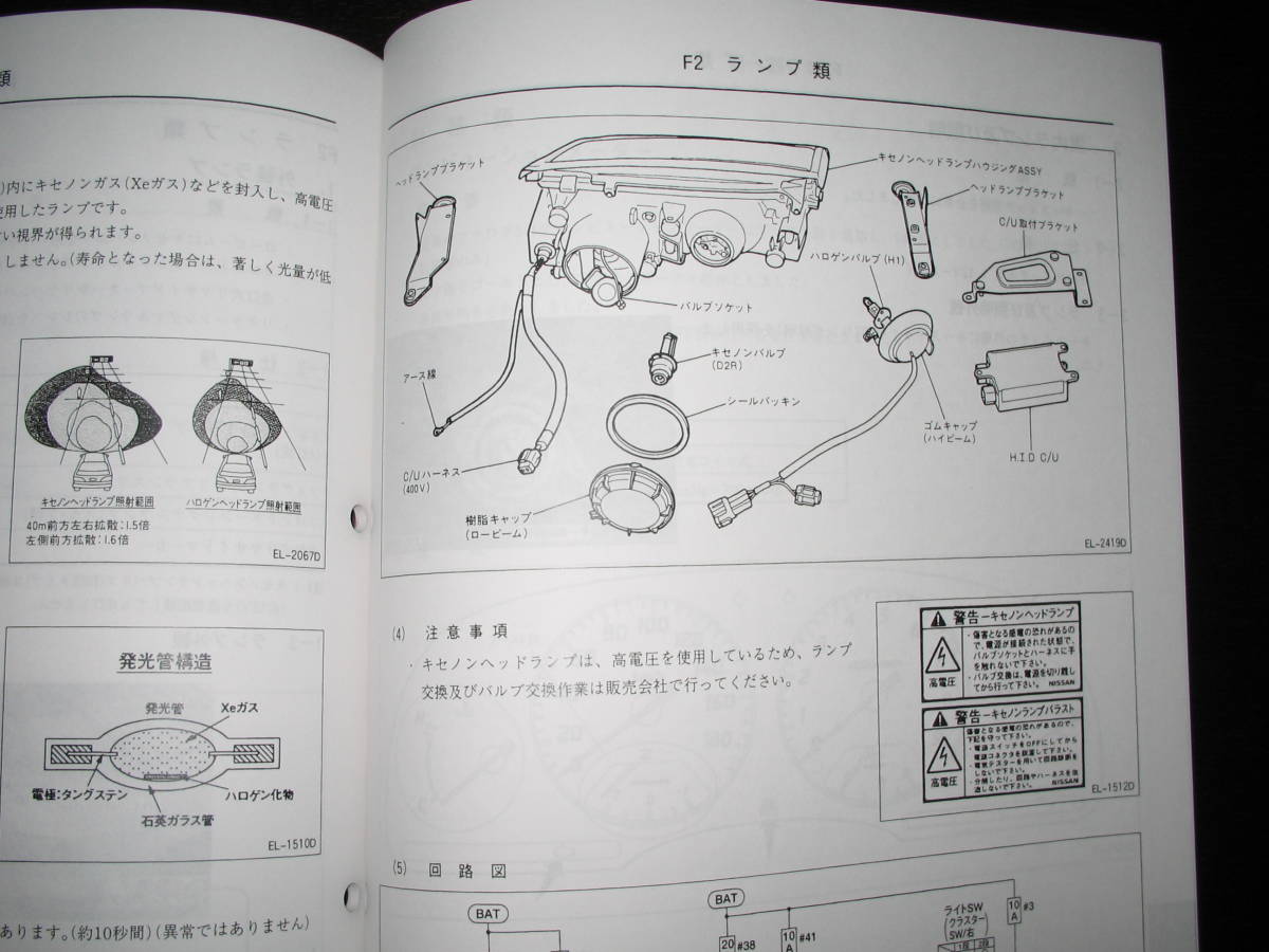 最安値★フェアレディZ Z32 新型車解説書 1998/10（Z32型系車変更点の紹介）_画像7