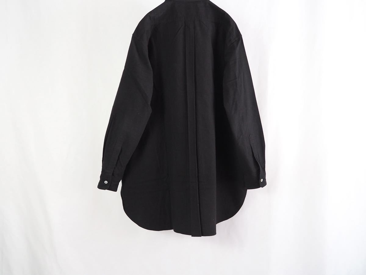 Y’s for Men ネル素材 オープンカラーシャツ size:F ブラック Yohji Yamamoto オールド Old 90s_画像6