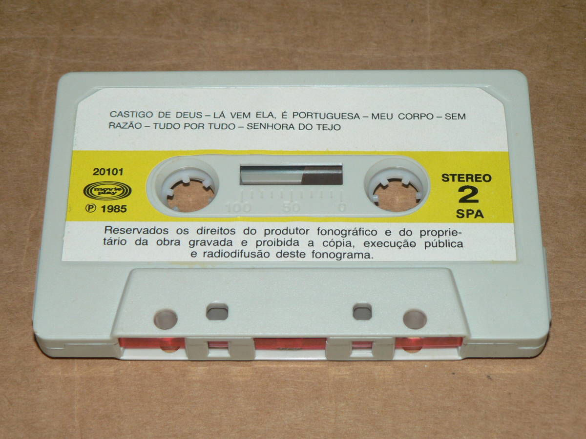  cassette ( Portugal record /fado)| Mali a*da*fe(MARIA DA FE) [meu pais meu fado] *85 year record | all bending reproduction excellent 