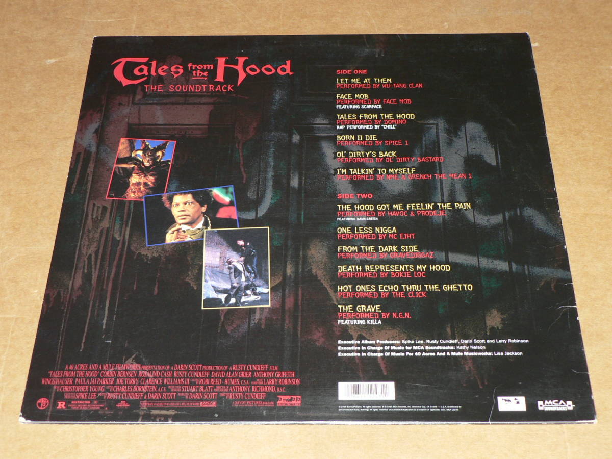 LP米盤（サントラ）／「Tales　from　the　Hood」　’95年　MCA-11243／ほぼ美盤_画像2